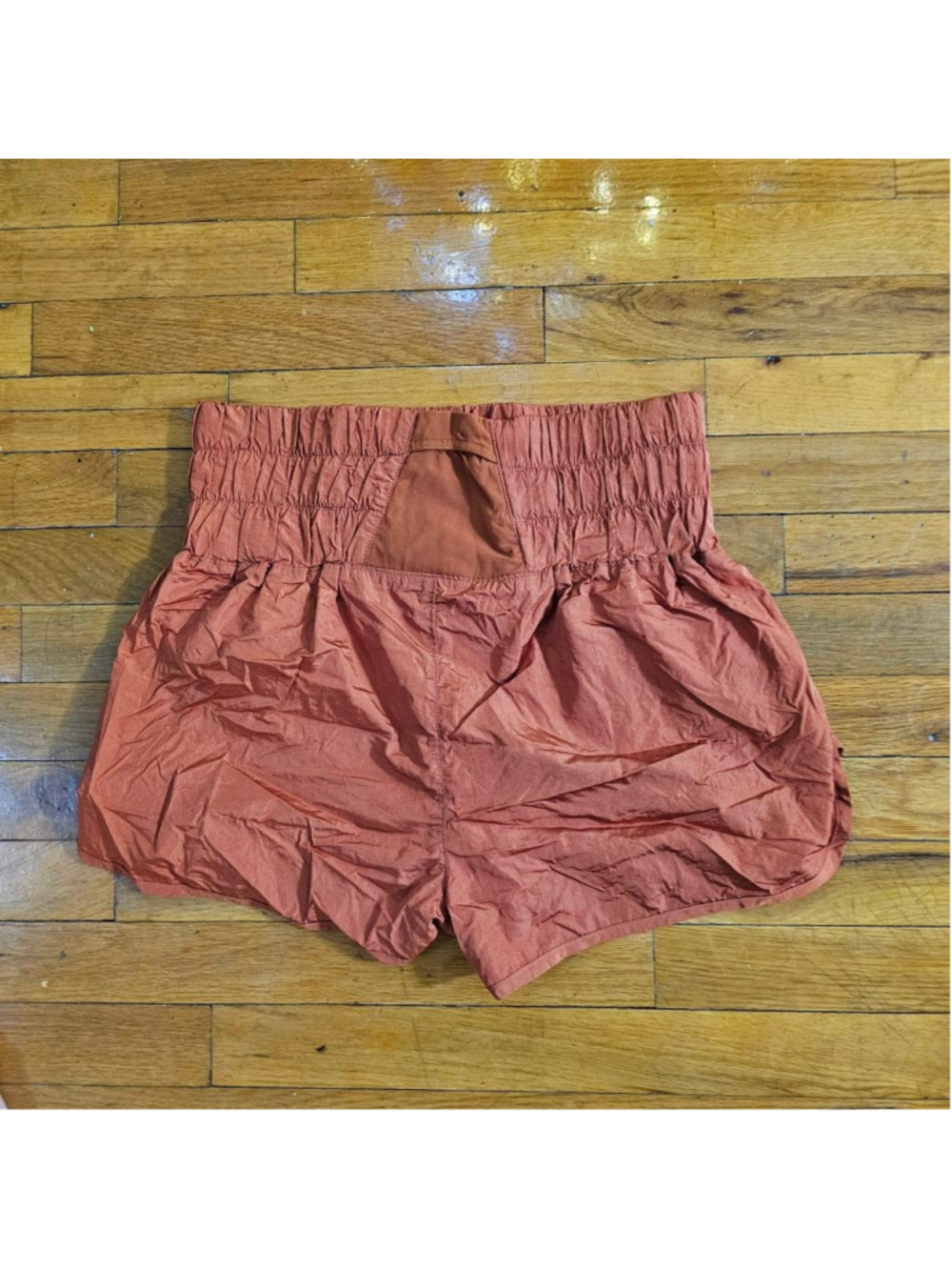 Free People FP Movement Orange Athletic Shorts Large - Picture 6 of 8